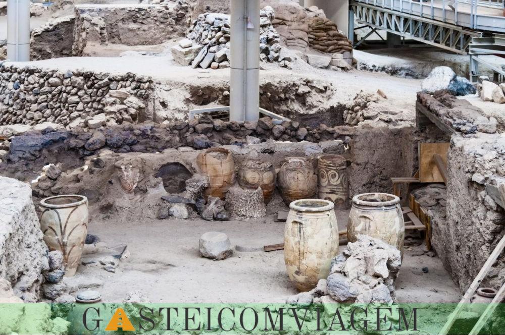 Akrotiri Escavações