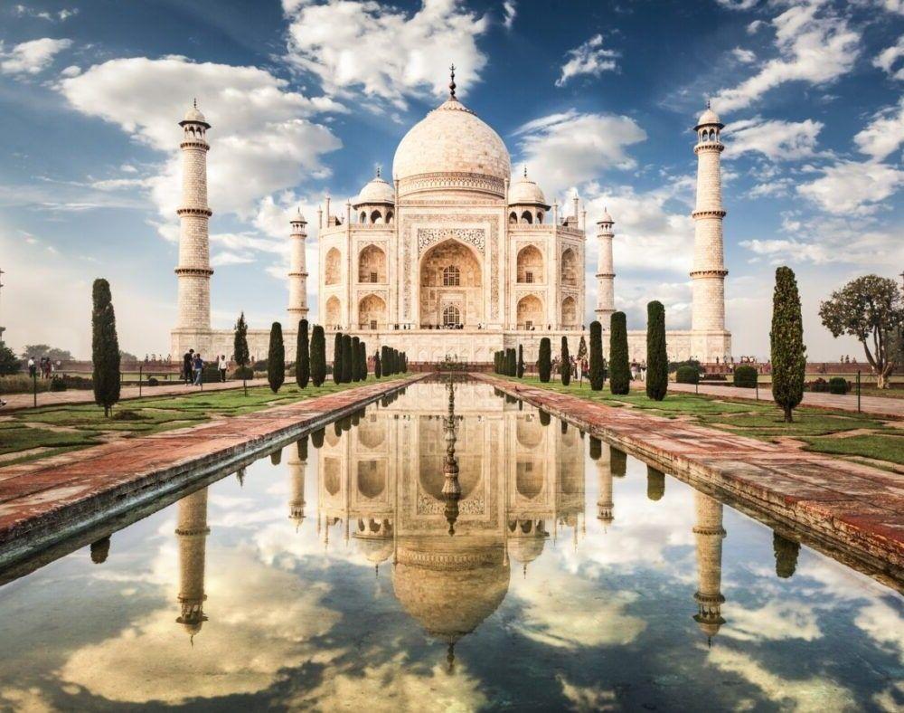 Atração turística da Índia Taj Mahal