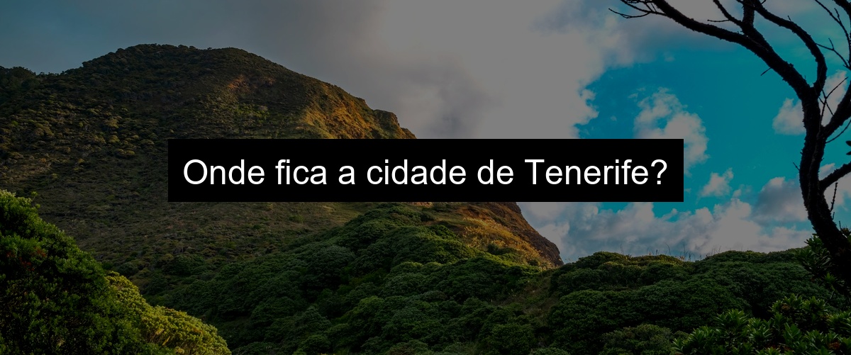 Onde fica a cidade de Tenerife?